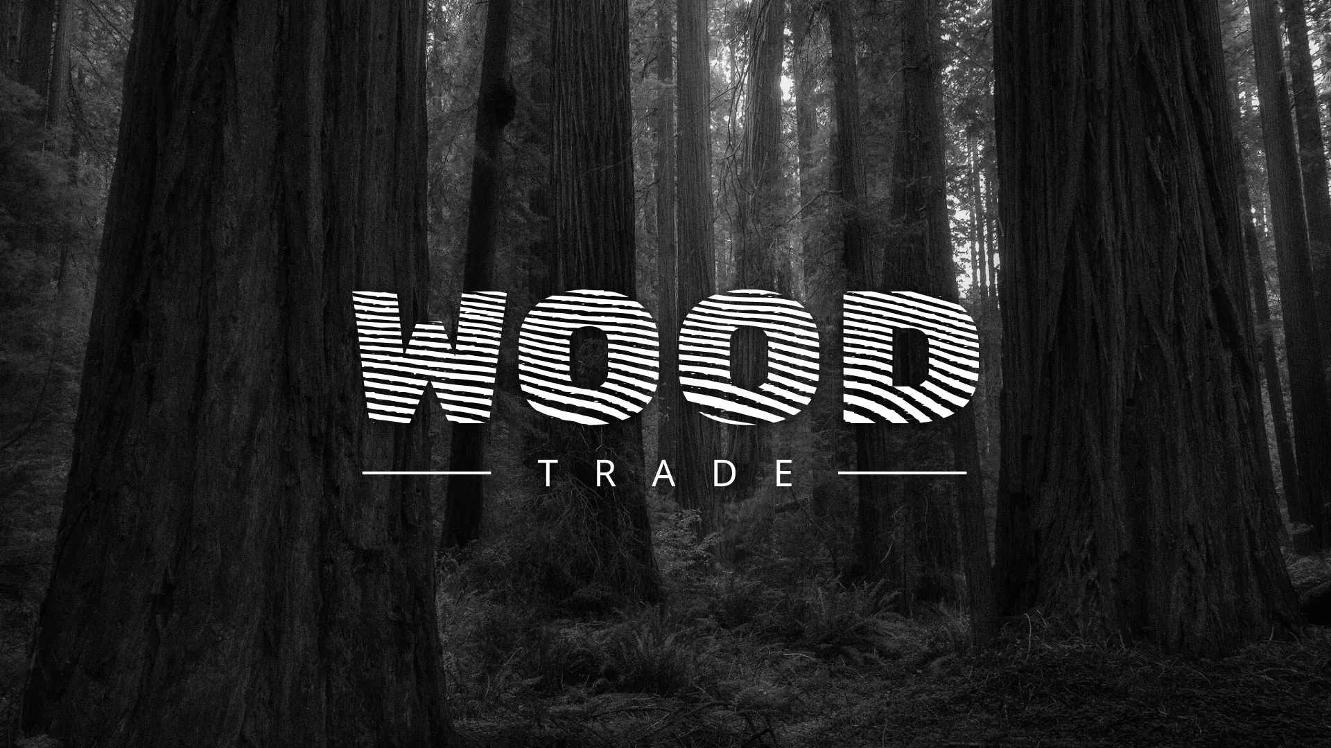 Разработка логотипа для компании «Wood Trade» в Поронайске